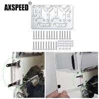 【hot】◘☄  AXSPEED 4Pcs Metal Side Door Hinge for R620 1/14 Tractor Trailer Truck Car Upgrade Parts Accessories