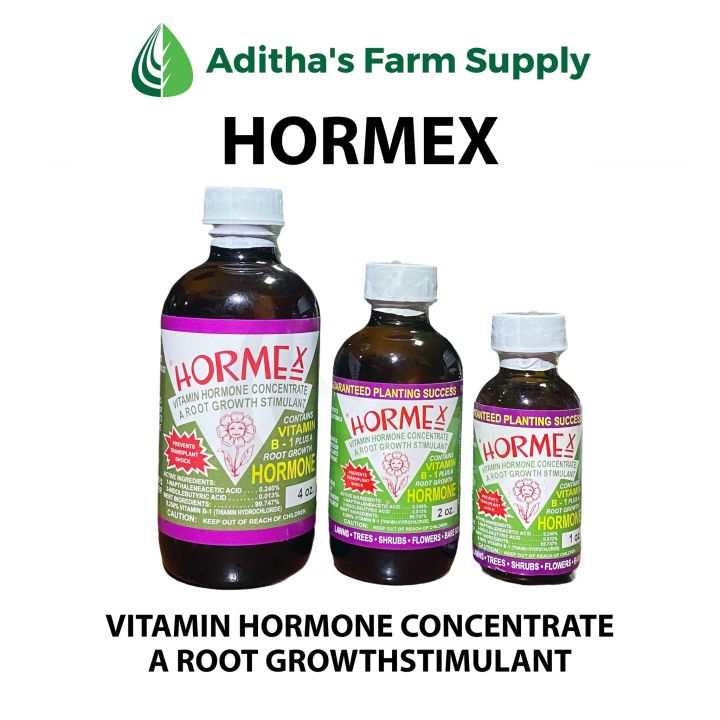 Hormex (Root Growth Stimulant, Vitamin Hormone) Rooting Hormone 1oz/2oz ...