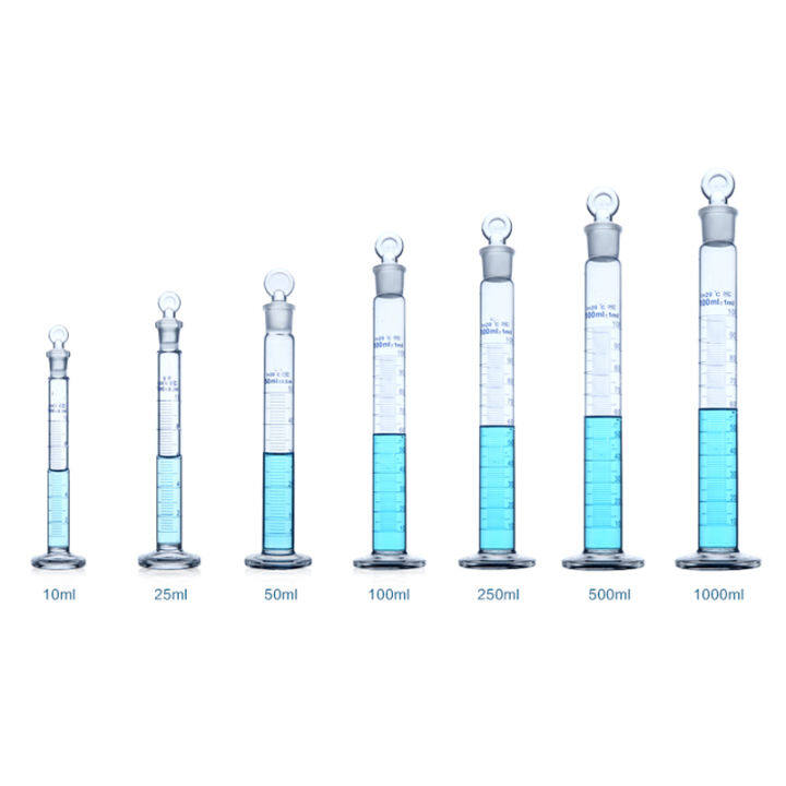 linyeyue-100ml-แก้วจบการศึกษากระบอกกับจุกหมวกวัดแก้วกระบอกอุปกรณ์เคมีห้องปฏิบัติการ