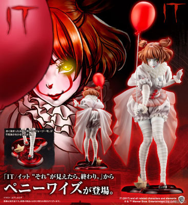 Figure ฟิกเกอร์ จากหนังดัง Horror Bishoujo It 2017 อิท โผล่จากนรก Pennywise เพนนีไวส์ ตัวตลก อสุรกายขุมนรก 1/7 Ver Anime ของสะสมหายาก อนิเมะ การ์ตูน มังงะ คอลเลกชัน ของขวัญ Gift จากการ์ตูนดังญี่ปุ่น New Collection Doll ตุ๊กตา Model โมเดล