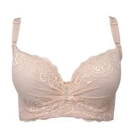 Big Size Push Up Lace Underwear for Women Thin C D Cup 80 85 90 95