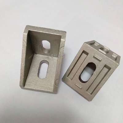 ☃✁ 50Pcs 3030 4040 Series Aluminum Alloy Corner Bracket Fitting Corner Angle Bracket for Connector Aluminium Profile Fittings