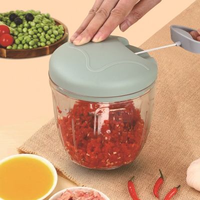 【CC】♤  500/900ML Multifunctional Food Garlic Masher crusher Meat Grinder Vegetable for