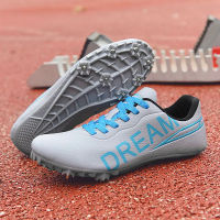 Unisex Track and Field Spike Men Running Nails Athletic Sneakers Training Shoes Lightweight Professional Racing Match Jumping