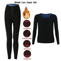 2021 Sauna Thermal Underwear Sexy Ladies Clothes Winter Seamless Fitness Warm Intimates Hot Long Johns Women Shapewear Sets