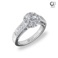 Zilvy  - แหวนวงหญิงเพชรแท้ เพชรน้ำร้อย  0.70 กะรัต (GR668)