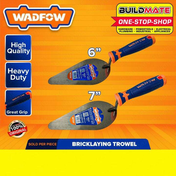 BUILDMATE Wadfow Bricklaying Trowel 6 Inch 7 Inch Brick Layering