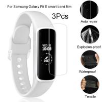 3Pcs New Soft TPU Clear Smartband Protective Film For Samsung Galaxy Fit E Smart Wristband Fit E Screen Protector Cover Screen Protectors