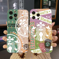 สำหรับ Infinix Note 12 G96 Hot 12i 10S 11S 10i Smart 6 HD X657B X6511 X6512 Starbucks Coffe ขอบสี่เหลี่ยมเคสป้องกันเลนส์เต็ม