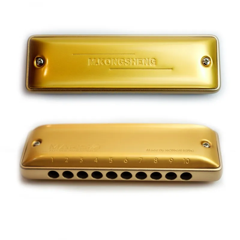 KONGSHENG M1MARS Round Hole 10-Hole Diatonic Harmonica Plastic