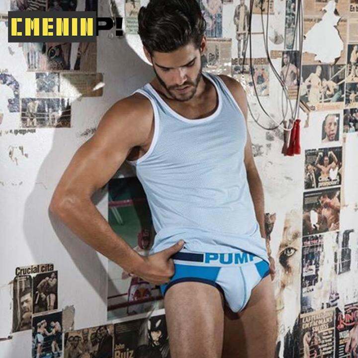 cmenin-official-store-brief-for-men-1-pieces-pumpสั้นสำหรับผู้ชาย-1-ชิ้น-pump-เอวต่ำผ้าไหมน้ำแข็งชุดชั้นในเซ็กซี่ผู้ชายกางเกงจ็อกสแตรปเอวต่ำผู้ชายกางเกงบิกินี่ชายกางเกง-splice-บุรุษชั้นใน-h69