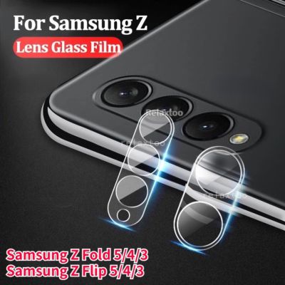 3-1ชิ้นสำหรับ Samsung Galaxy Z Z Fold5 Flip5 2023โทรศัพท์5G ฝากระจกนิรภัยใสฝาพับ Samsung Z พับฟิล์มเลนส์3D HD ใส5 4 3 5G