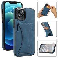 (Great. Cell phone case)สำหรับ iPhone 11 12 Mini Pro XR XS Max X 6 6วินาที7 8บวกกรณีหรูหราสลิมฟิตพรีเมี่ยมหนังช่องเสียบการ์ดกันกระแทกขาปก