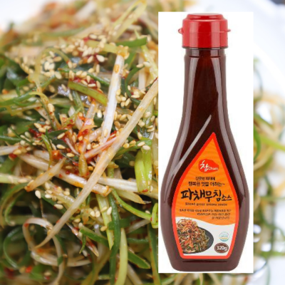 ซอสยำ ซอสทำผักยำแบบเกาหลีสำเร็จรูป ซอสหัวหอมเขียวสไลด์ พับแชเกาหลี cham green onions sauce 320g