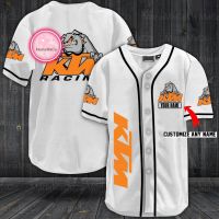 Personalized Moorcycle KTM Baseball Shir, Moobike KTM Jersey Shir, KTM Shir , Biker Gif Shir , Km shir, Km