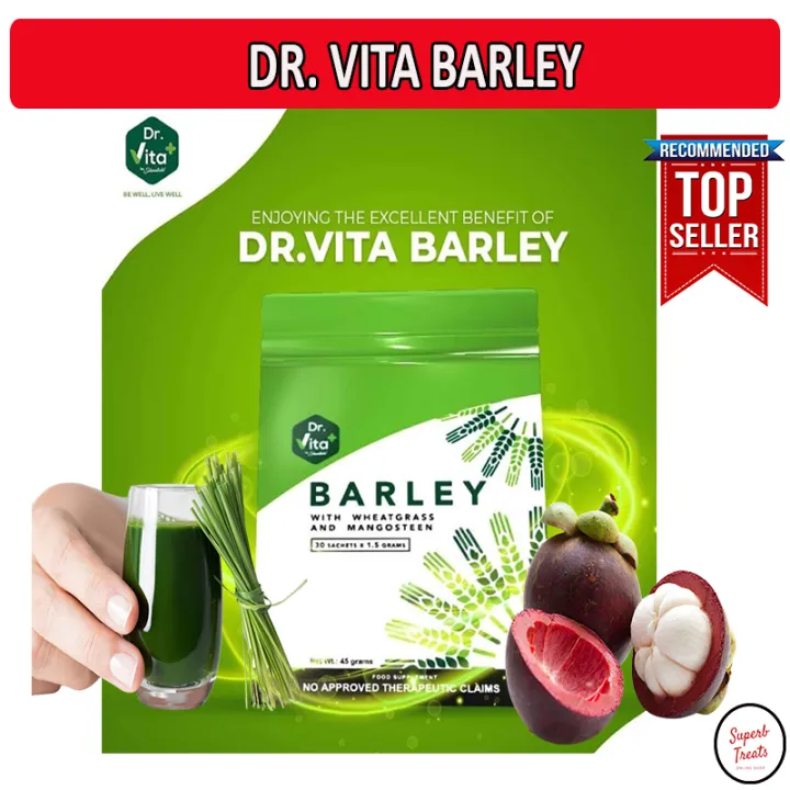 Original Dr. Vita Barley with wheatgrass and mangosteen Authentic Dr