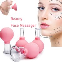 【YF】❀  Rubber Massage Cups Anti Cellulite Glass Cup for Face Facial Lifting Cupping