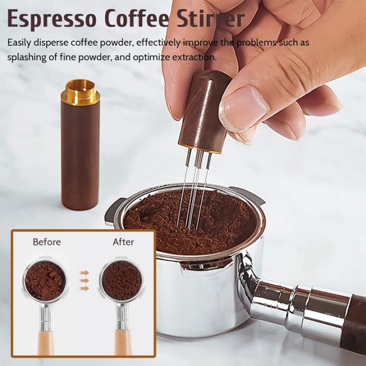 espresso-coffee-stirrer-8-needles-espresso-stirrer-with-natural-wood-handle-espresso-accessories-coffee-stirrer