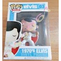 [COD]FUNKO POP! Rocks 1970 S Elvis #03 Luminous &amp; Normal Vinyl Figure ในกล่อง1950s #02 Toy Chase Figurines