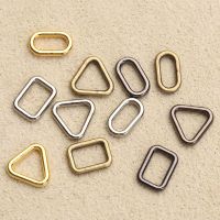 【cw】 20pcs 4 Colors Accessories Tri glide Newest Luggage Hardware Diy Dolls Bag Doll Bag Buckle Square/Triangle Buttons 【hot】