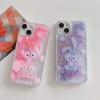 เคสโทรศัพท์นิ่มลายการ์ตูนน่ารักพร้อมทรายดูดทรายเคลื่อนไหวเคสโทรศัพท์ส่องสว่างสำหรับ iPhone 14 Pro Max 14Pro 14Plus,เคสนิ่มกันกระแทกสำหรับ iPhone 13 Pro Max เคสโทรศัพท์สำหรับ Apple 12 11เคสห่อหุ้ม