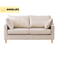 Good Life โซฟาหนัง 2 ที่นั่ง  โซฟาคอนโด โซฟาสไตล์ญี่ปุ่น โซฟาน่ารัก เบาะหนังนั่งสบาย