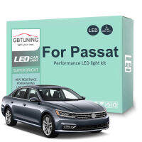 LED ภายในหลอดไฟชุดสำหรับ Volkswagen VW Passat B5 B6 B7ซีดาน Variant 1997-2012 2013 2014รถโดมอ่าน Trunk Canbus