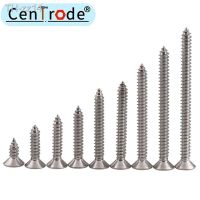 Phillips Flat Head Tapping Long Wood Screw KA Stainless steel Cross Countersunk Head Self Tapping Long Screws M4-M8 10PCS