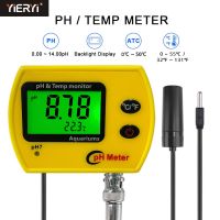 Yieryi PH Meter Tester Durable Acidimeter Tool Temp Water Quality Monitor For Aquarium Swim Pool Water EU/US Plug