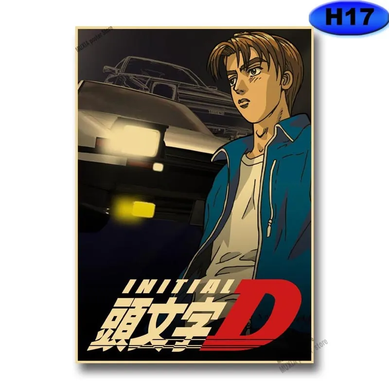 Initial D First Stage Poster 5 - Anime