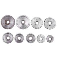 9Pcs/Set CJ0618 Household Small Lathe, Lathe Gear, Metal Exchange Gear