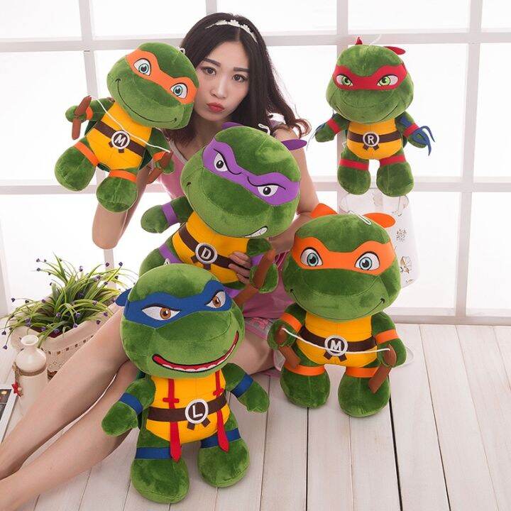25/35Cm TMNT Plush Toy Teenage Mutant Ninja Turtles Plush Toy Cute ...