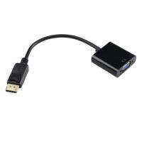 [LUNA electronic accessories] จัดส่งฟรี Displayport DP เป็น VGA แปลงอะแดปเตอร์เคเบิ้ลพีซีแล็ปท็อปจอภาพโปรเจคเตอร์ HDTV