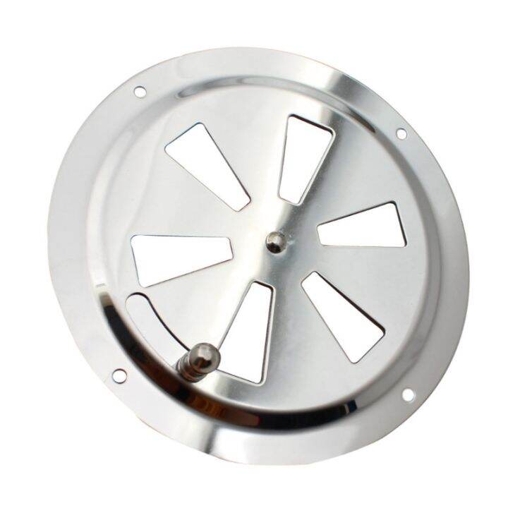 Round Air Vent Ventilator 316 Stainless Steel Boat Marine Air Vent Louver Grille Cover