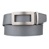 Luxury Designer Leather Man Belt Top Quality Ratchet Belt Strap Automatic Gray Black Mens Belts Cowhide Golf Belt 120cm Length