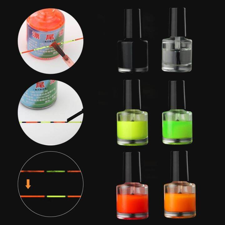 10ml High Visibility Fishing Float Tip Paint Fast Dry Floats Tail