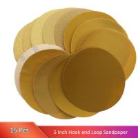 【cw】 15Pcs 5 Inch Sanding Disc Oxide 60 1000 Grits and Sandpaper 125mm Metal amp; Automotive 【hot】