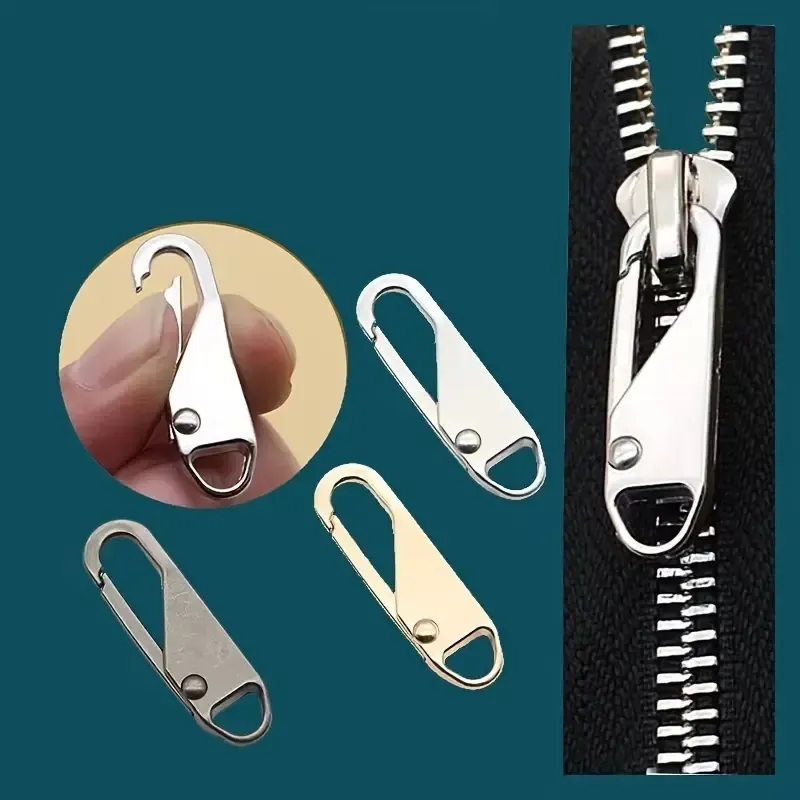 12pcs Instant Zipper Universal Zip Slider Replacement 3 Sizes DIY