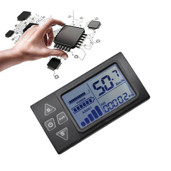 ebike-display-dashboard-display-dashboard-accessories-24v-36v-48v-s861-lcd-for-electric-bike-bldc-controller-control-panel-5pin