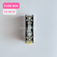 FS-10 1P 10A ฐานฟิวส์ยึดราง ฐานฟิวส์นีออน