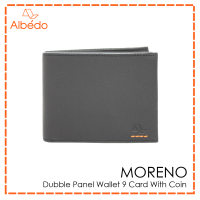 กระเป๋าสตางค์/กระเป๋าใส่เหรียญ/กระเป๋าใส่บัตร ALBEDO DOUBLE PANEL WALLET 9 CARD WITH COIN รุ่น MORENO - MN01399