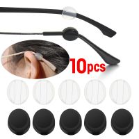 10Pcs Transparent Silicone Anti-slip Eyeglass Ear Hooks Round Retainer Holder Elastic Glasses Ear Hook EyeGlasses Accessories Eyewear case