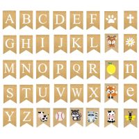 1pc Alphabet Burlap Banner Hanging Summer Lemon Theme Party Decoration Baby Shower ENGAGED HAPPY BIRTHDAY DIY Name Colanders Food Strainers