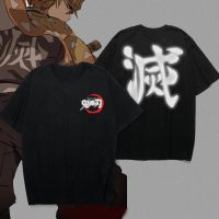 ใหม่ Demon Slayer: kimetsu ไม่มี Yaiba Agatsuma Zenitsu Kamado Tanjirou เสื้อยืดผู้ชายสะท้อนแสง T เสื้อฤดูร้อน Tees เสื้อS-5XL