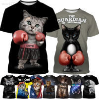 2023 NEW Short Sleeved T-shirt with Cute 3d Cat Pattern, Summer Fashion, Suitable for Both Men And Women. brand new T-shirt