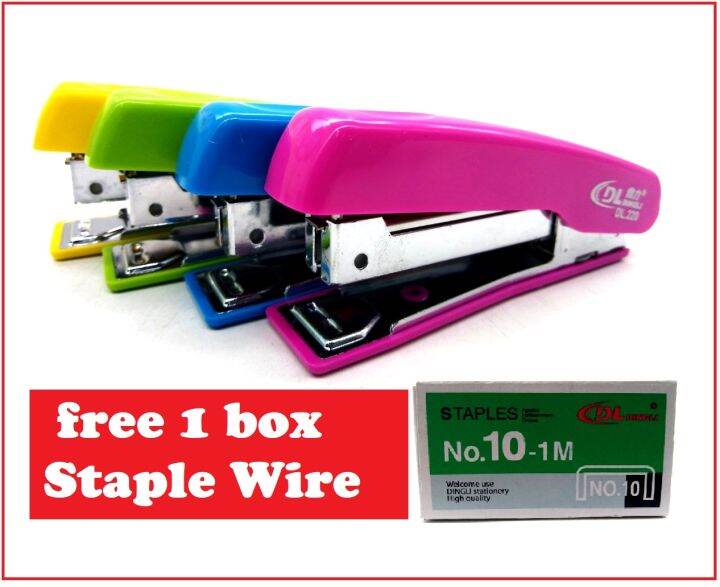 Stapler 12 Sheets Capacity of 80gsm Paper FREE 1 Box Staple wire ...