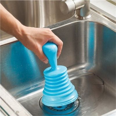 Pipeline Dredge Suction Cup Toilet Plungers Press Clean Sink Drain Pipe Bath Buster Sucker Clog Remover Rubber Plunger Tool
