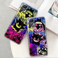 【CW】Print Pokemon Gengar Demon Anime Japan For Xiaomi Redmi Note 9S 7 8 9 10 11 12 4G 5G Pro 10Pro NOTE11 11T 10S 8T Coque Case