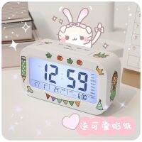 Electronic alarm clock Electronic timer智能闹钟学生静音卧室夜光电子表多功能网红闹铃学生语音时钟表