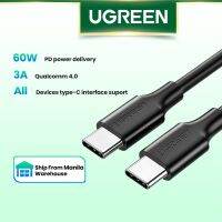 【Taotao Electronics】 Ugregreen 60W สายชาร์จ USB C เพื่อชาร์จอย่างเร็วโอนถ่ายข้อมูล PD QC 3.0สำหรับ Samsung Macbook